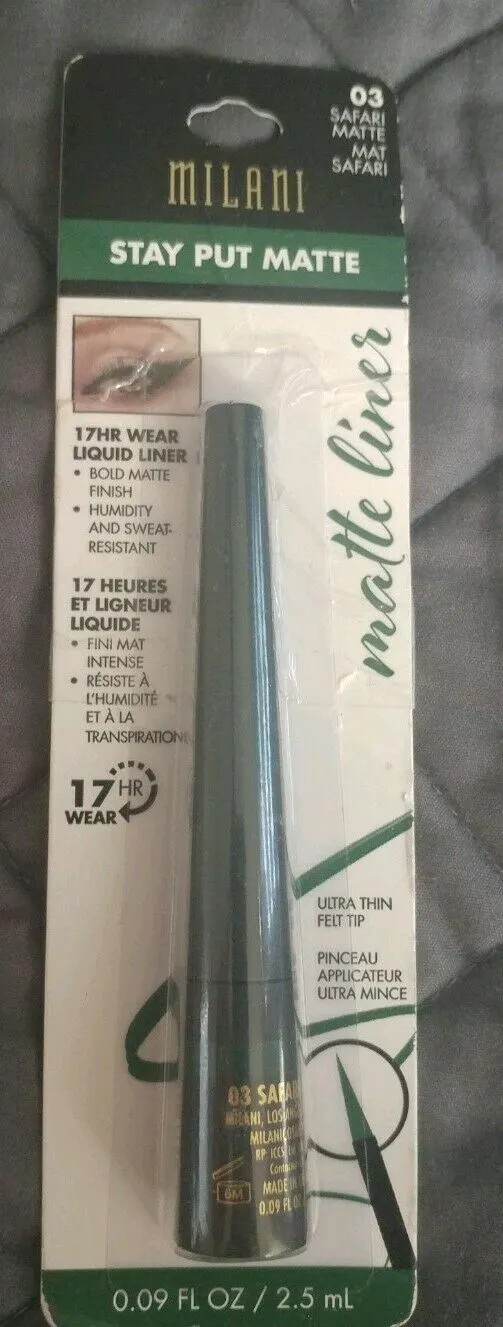 MILANI Stay Put® Matte 17hr Wear Liquid Eyeliner