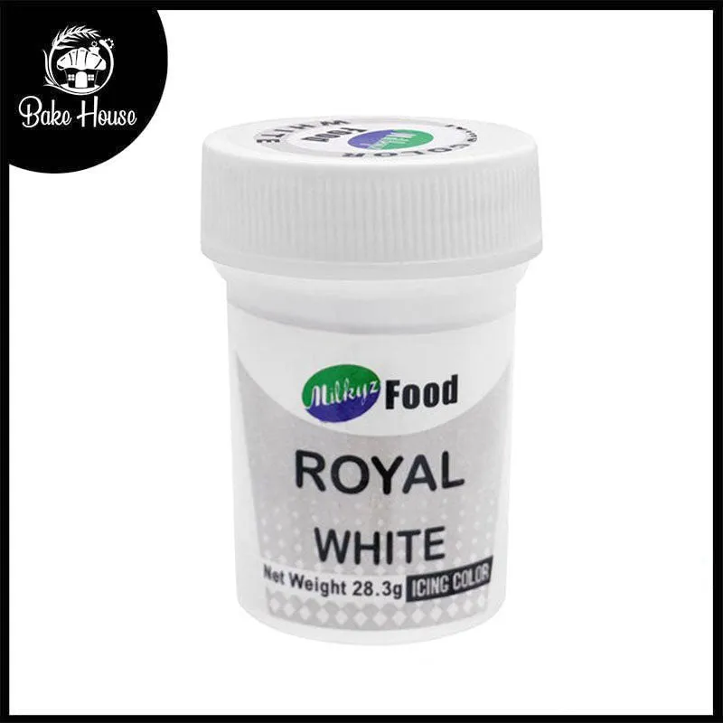 Milkyz Food Royal Gel Icing Color White