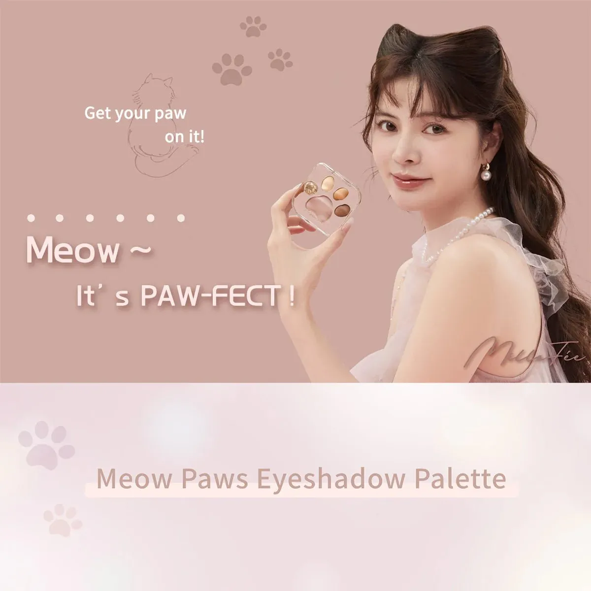 MILLEFEE Meow Paws Eyeshadow Palette - 02 Wagamama