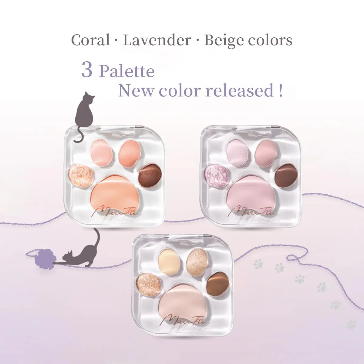 MILLEFEE Meow Paws Eyeshadow Palette - 02 Wagamama