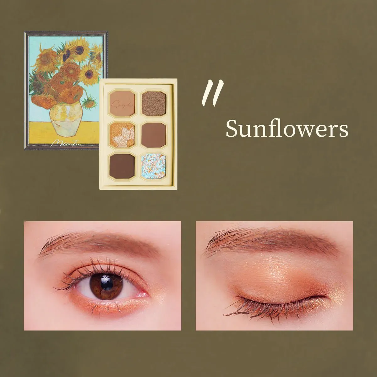MILLEFEE Painting Shadow Palette - 11 Sunflowers