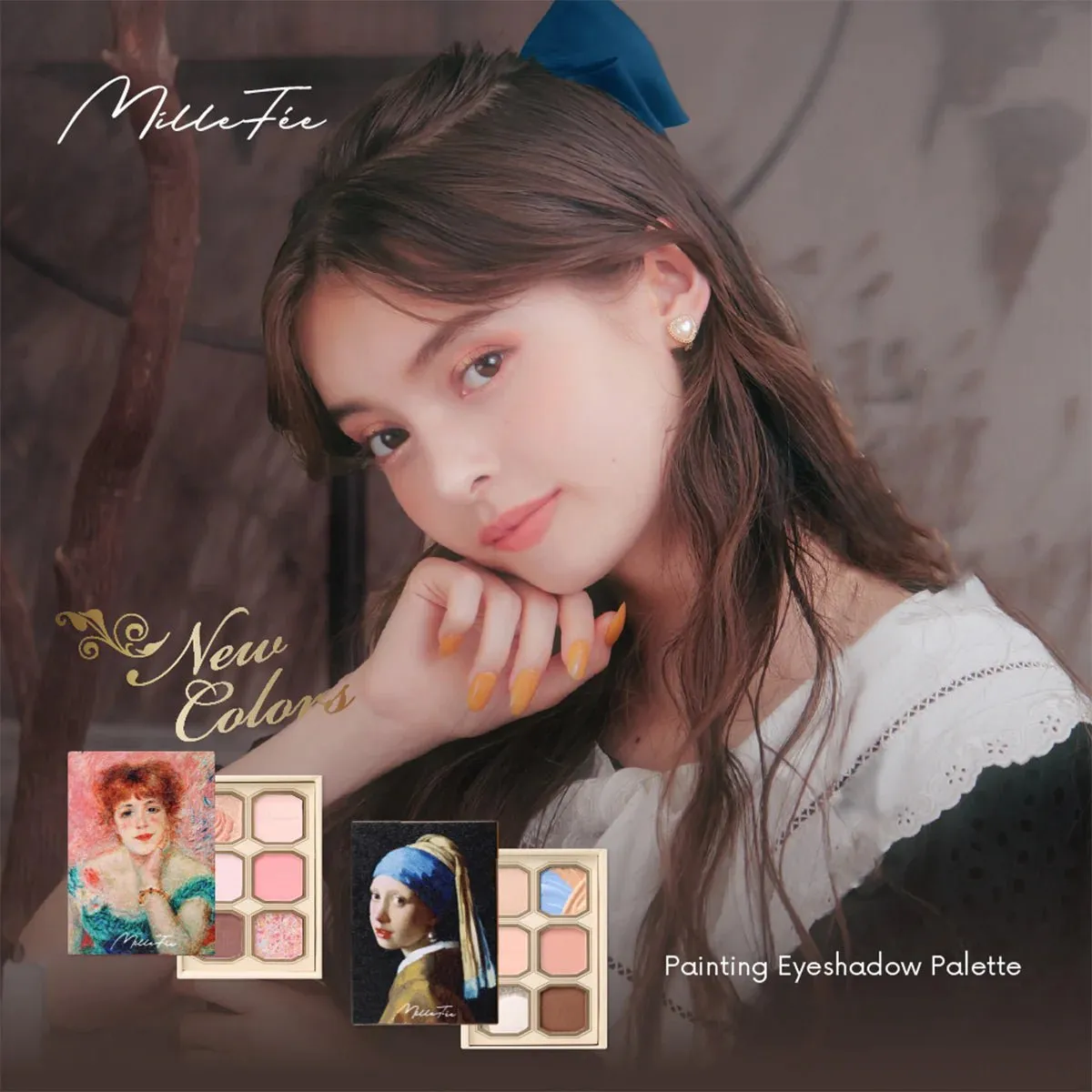 MILLEFEE Painting Shadow Palette - 13 Girl with a Pearl Earring