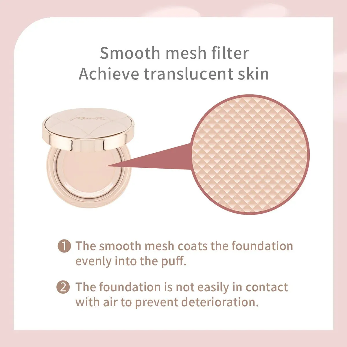 MILLEFEE Radiant Serum-In Cushion Foundation - BE20