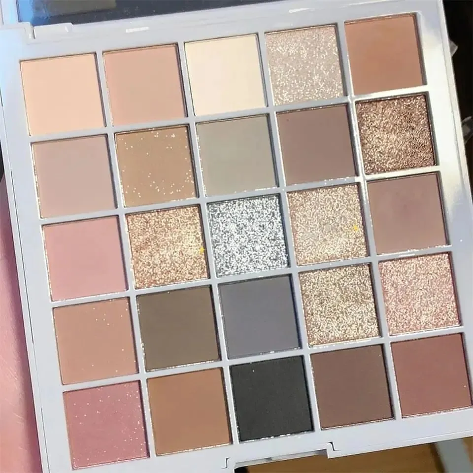 Miss Lara - 25 Colors Pearlescent Matte & Glitter Eyeshadow Palette