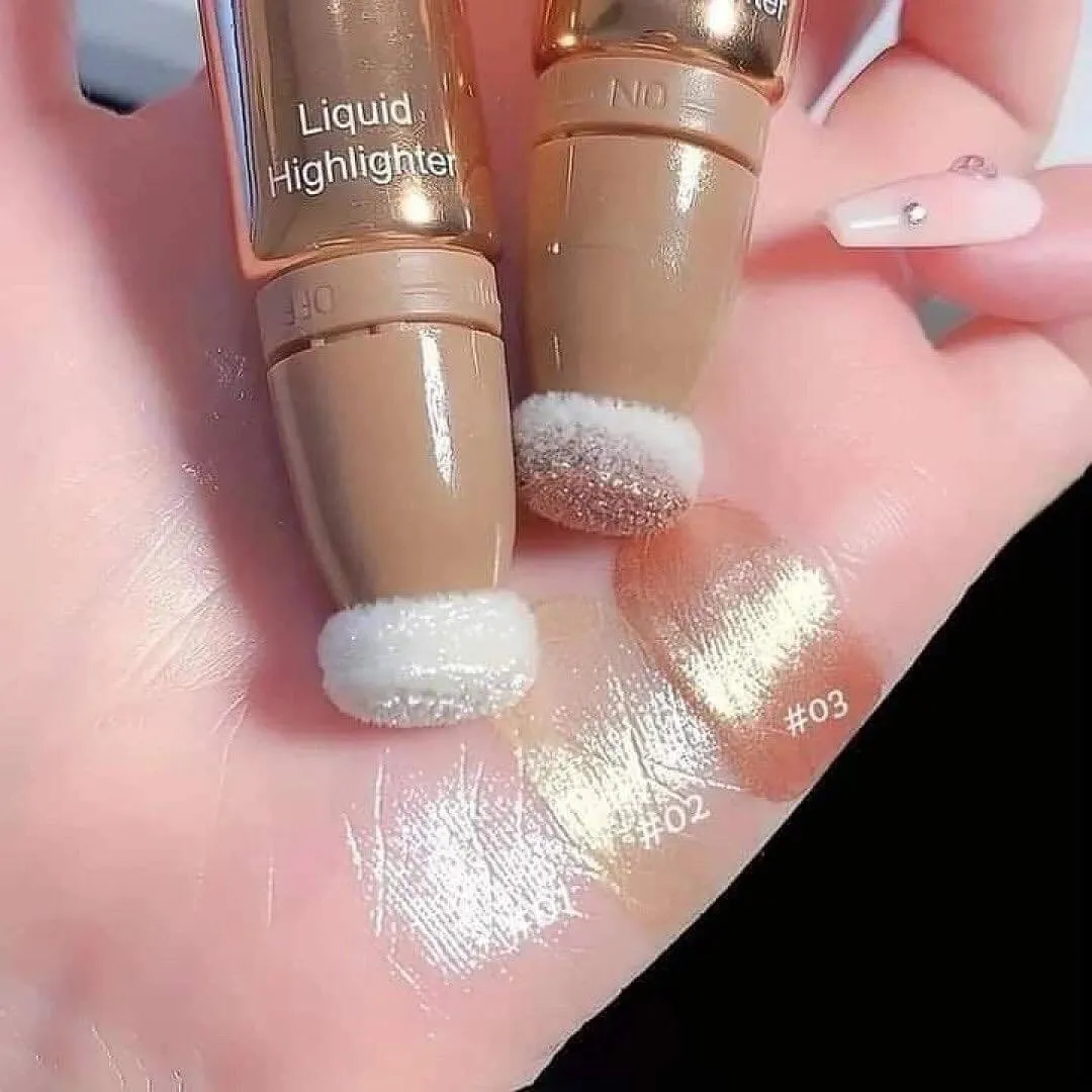 Miss Lara Liquid Body Highlighter Long-lasting Shine Brighten Glitter Shimmering Body Cream Highlighter Tube