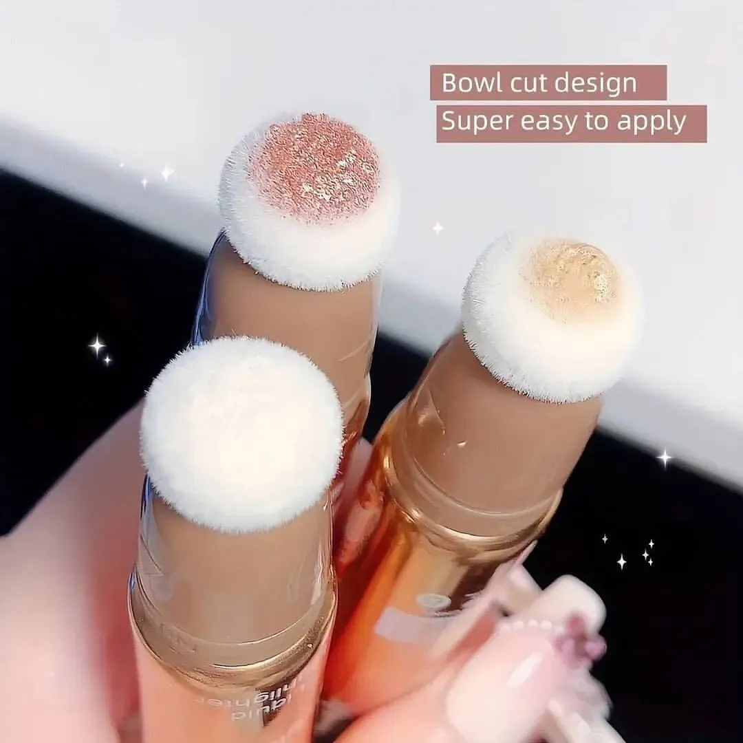 Miss Lara Liquid Body Highlighter Long-lasting Shine Brighten Glitter Shimmering Body Cream Highlighter Tube