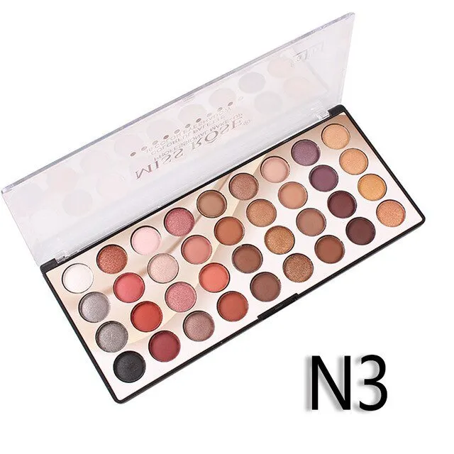 Miss Rose 36 Color Fashion 3D Eyeshadow Palette