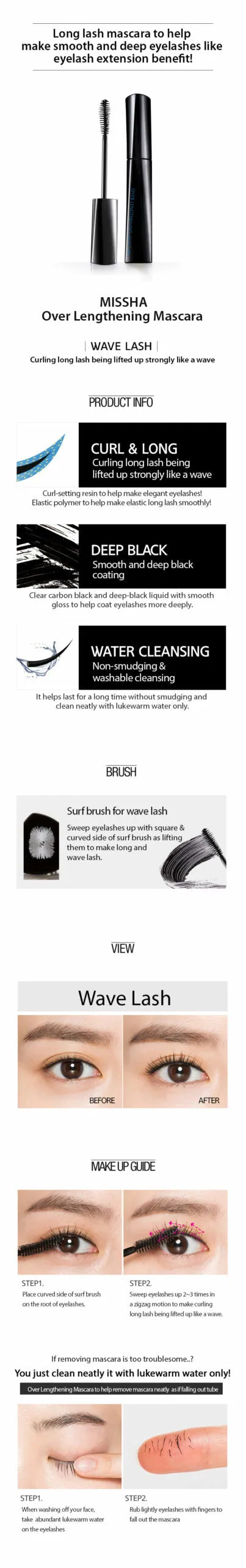 MISSHA Over Lengthening Mascara Wave Lash