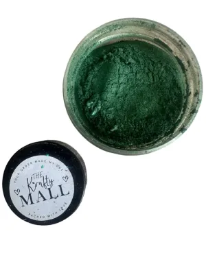 Moss green pearl pigment