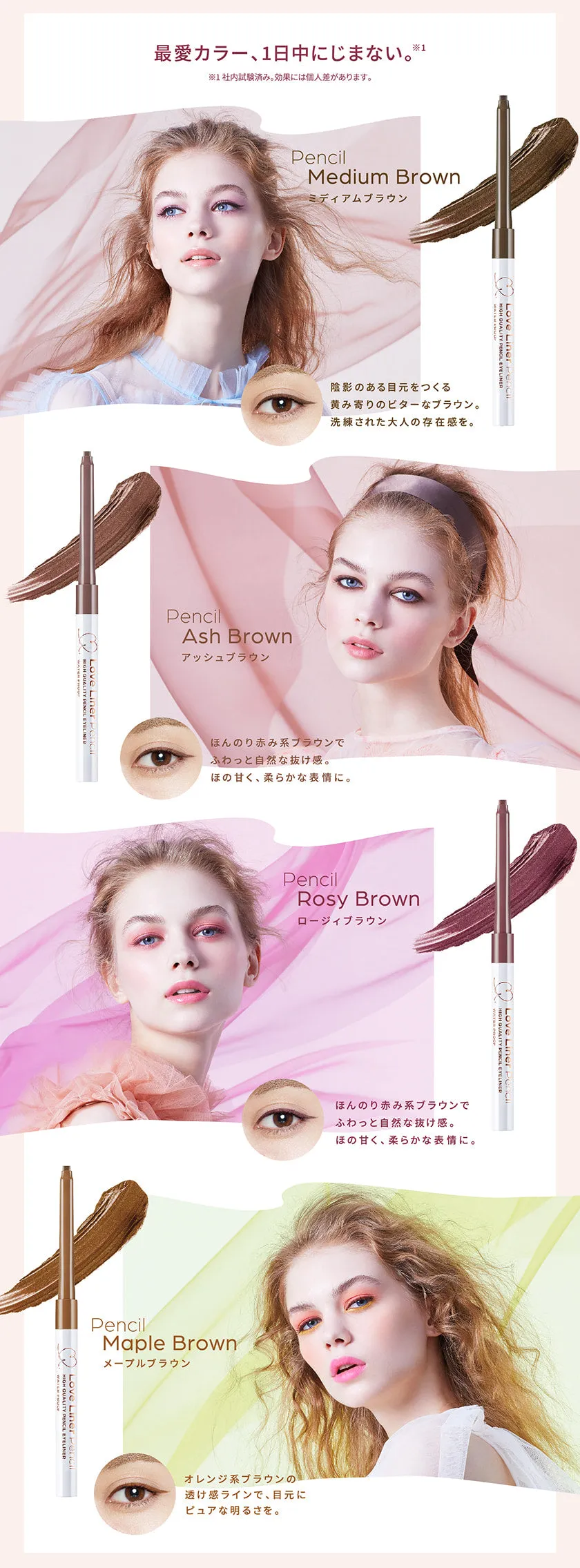 MSH Love Liner Cream Fit Pencil Ash Brown