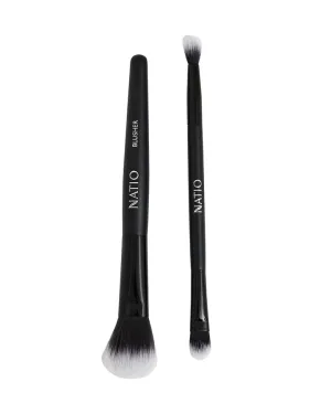 NATIO E/S and Blusher Brush Duo