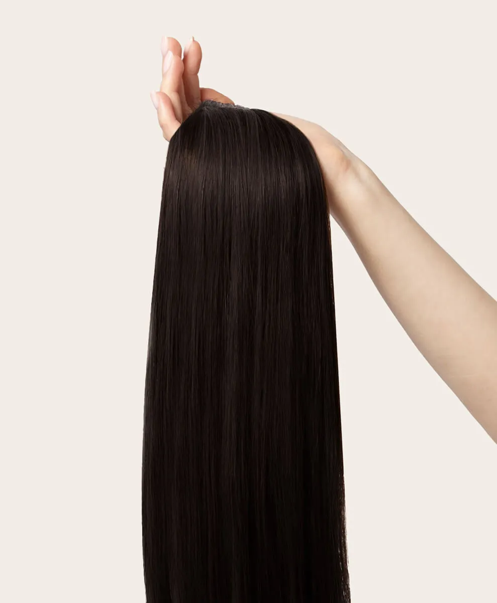 Natural Black, 20" Classic Clip-In Hair Extensions, 1B | 120g