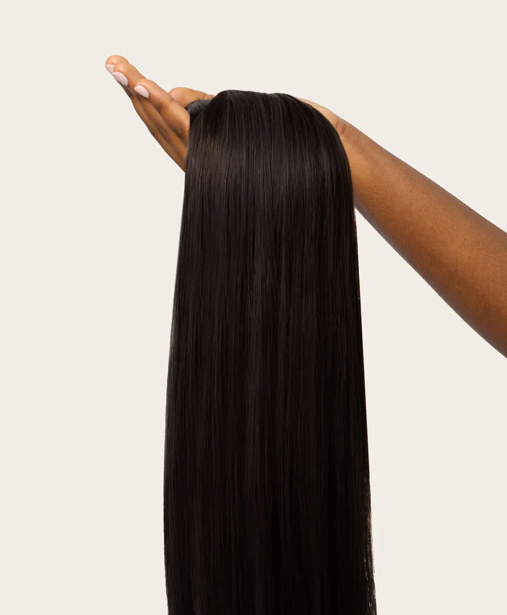 Natural Black, 20" Classic Clip-In Hair Extensions, 1B | 120g