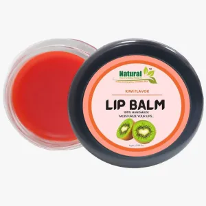 Natural Health and Herbal products Tropical Twist Lip Balm: Kiwi Flavor in a Vibrant Orange Tinted Natural 12 Hrs Miniaturization, Long Lasting, Romantic, Kissable, Smooth Enriched, Lip Care- 8g