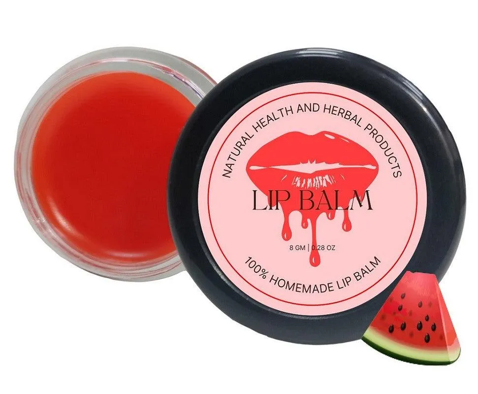 Natural Health and Herbal products Zesty Water-Melon Splash Lip Revival: A Treat for Your Red Bright Lips with love 12 Hrs Miniaturization, Long Lasting, Romantic, Kissable, Smooth Enriched, Care- 8g