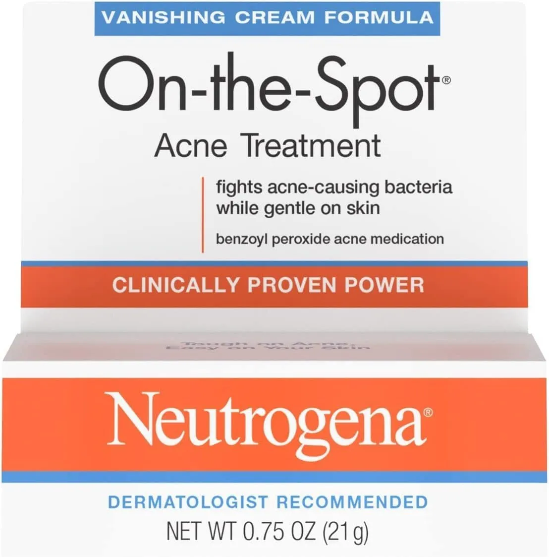 Neutrogena - On-The-Spot Acne Treatment Vanishing Cream - 21g