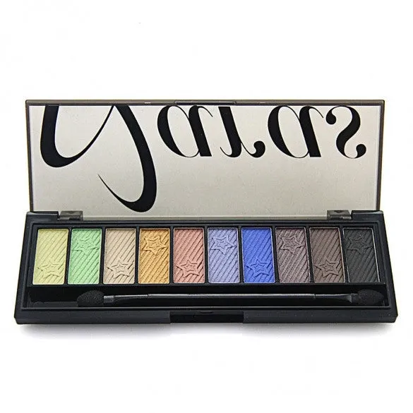New 10 Colors Eyeshadow Makeup Palette Glamorous Smoky Eye Makeup Kit
