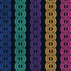 Newer Worlds - Dot Stripe Black/Multi