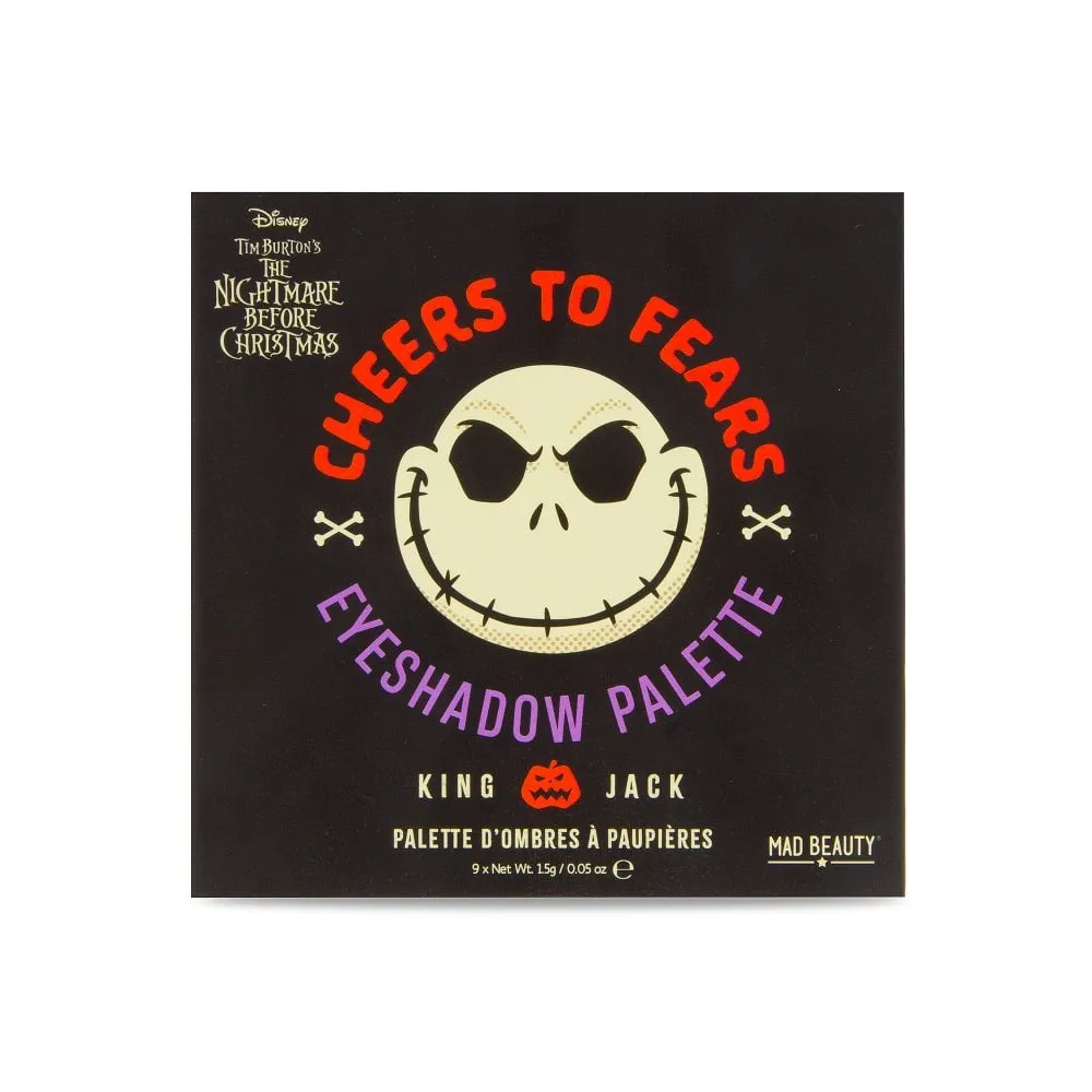 Nightmare Before Christmas Pumpkin King Eyeshadow Palette by Mad Beauty