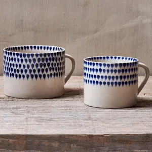 Nkuku Indigo Drop Small Mug (Set of 2)