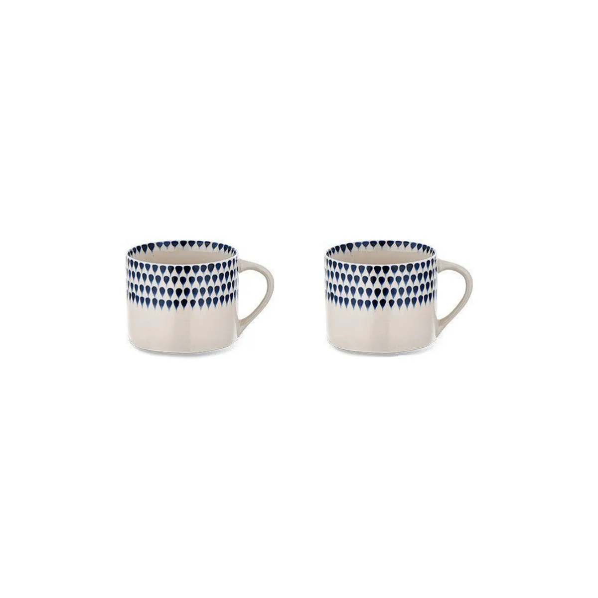 Nkuku Indigo Drop Small Mug (Set of 2)
