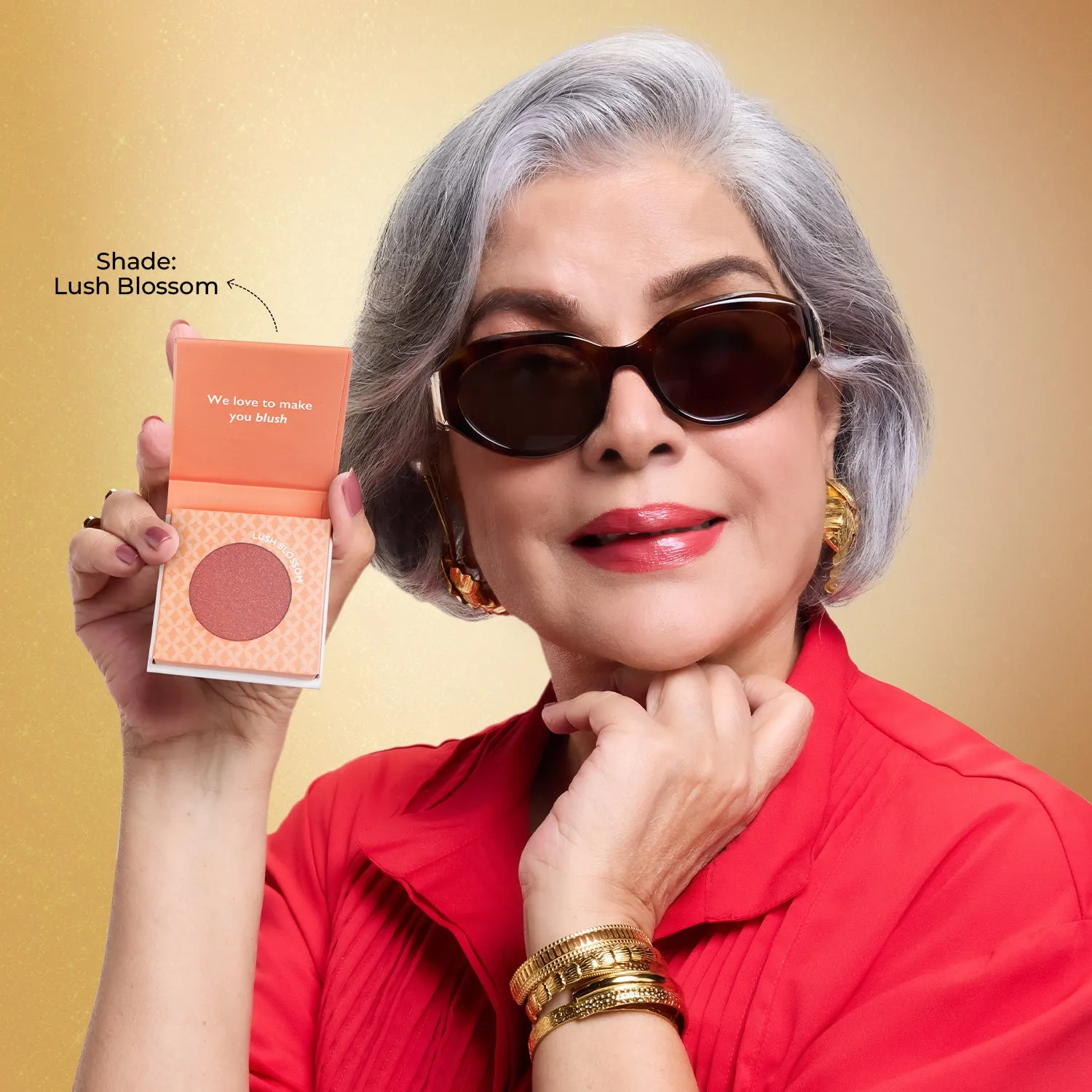Nourishing Powder Blush with Beetroot & Gotukola