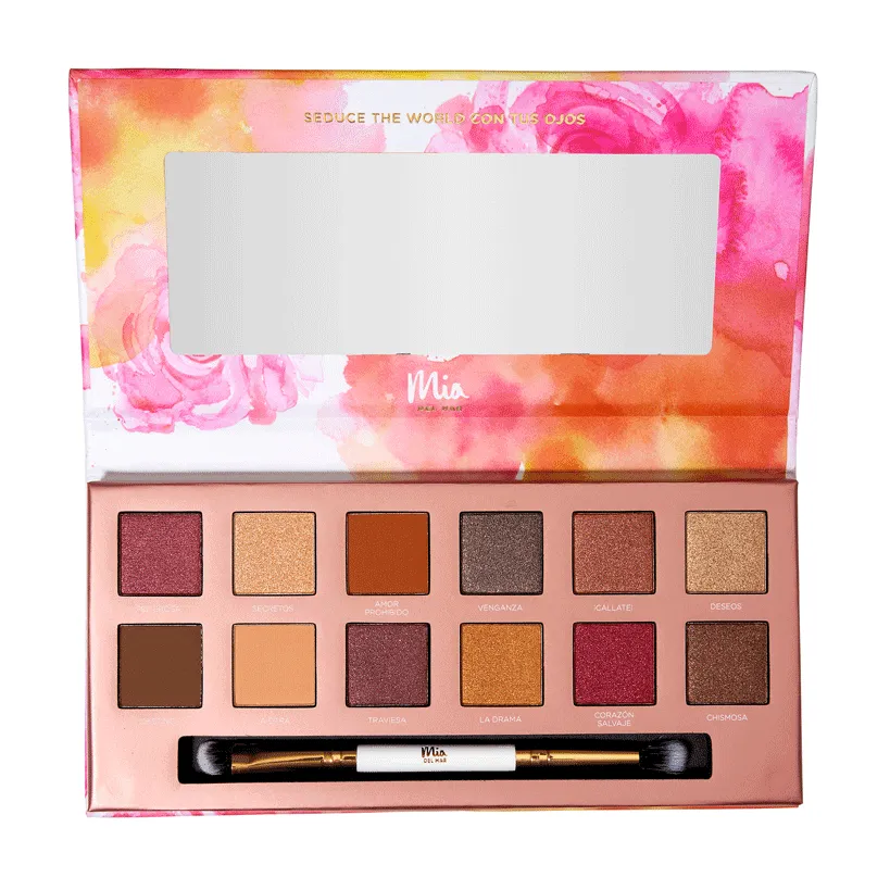 Novelera Eyeshadow Palette   Dual Ended Brush