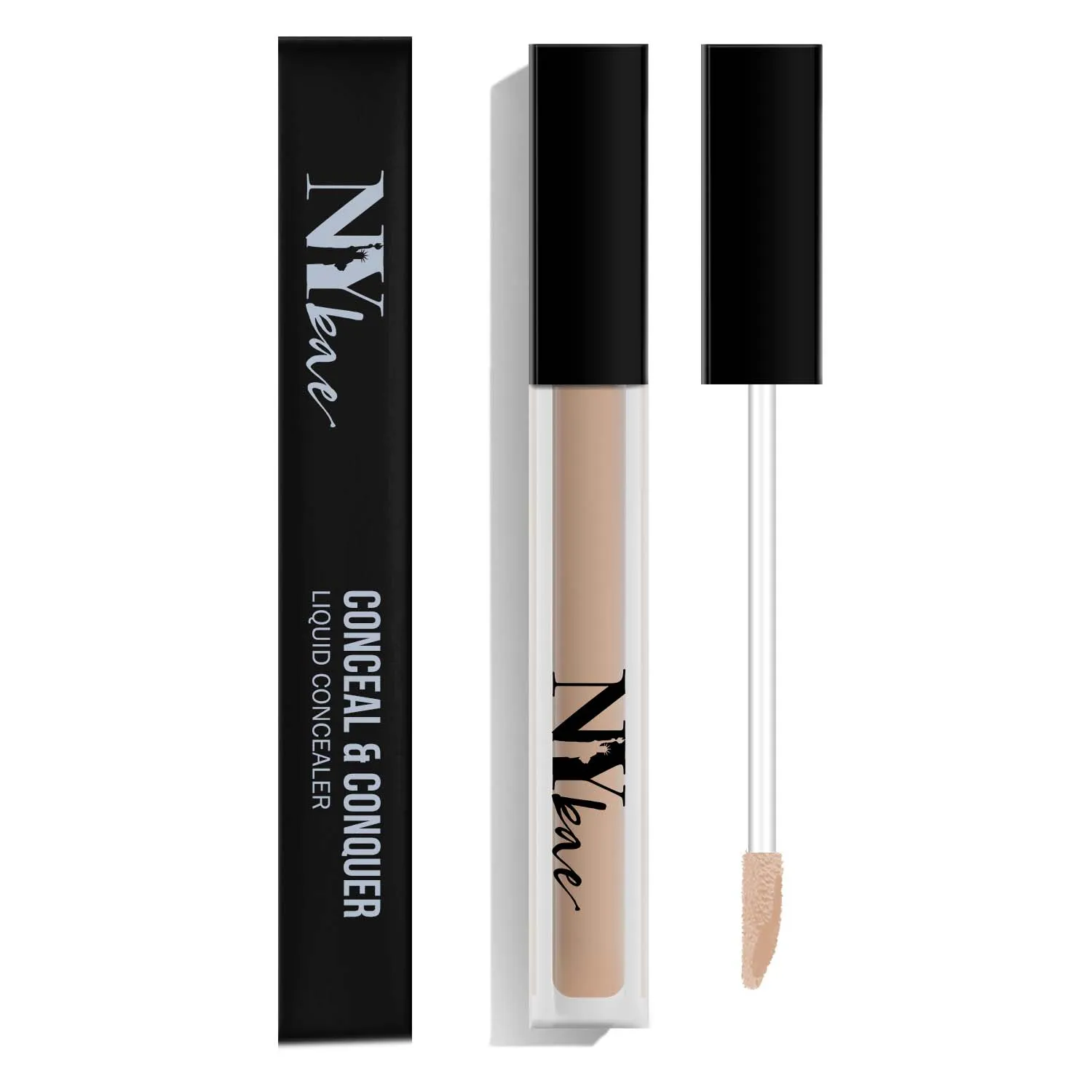 NY Bae Conceal & Conquer Liquid Concealer - Vanilla 02 (4 ml) | Fair Skin | Creaseless Finish | Conceals Blemishes & Imperfections | Full Coverage | Quick Drying | Long lasting | Water Resistant