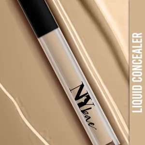 NY Bae Conceal & Conquer Liquid Concealer - Vanilla 02 (4 ml) | Fair Skin | Creaseless Finish | Conceals Blemishes & Imperfections | Full Coverage | Quick Drying | Long lasting | Water Resistant