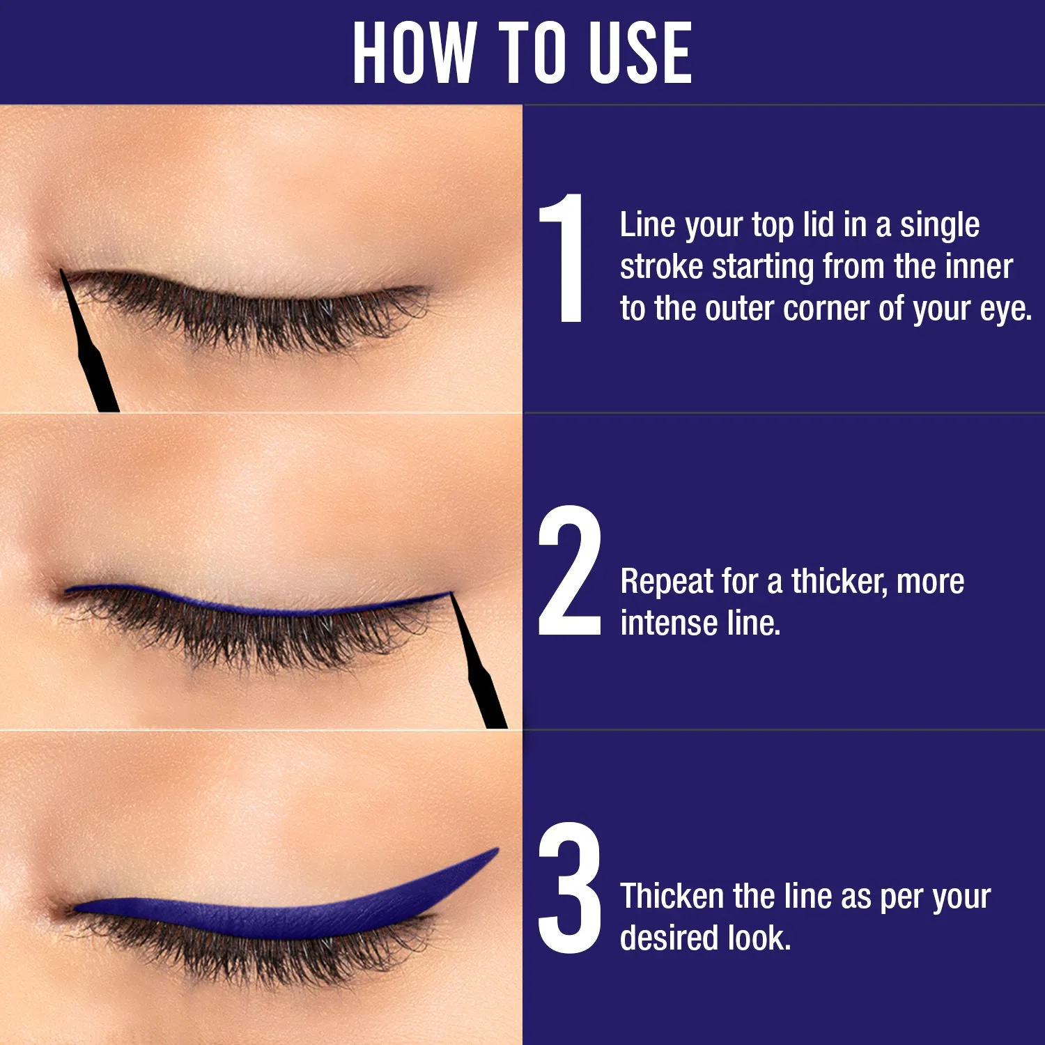 NY Bae Ellis Eyeland| Liquid eyeliner| Glossy | Waterproof - Blue Lagoon (6 ml)