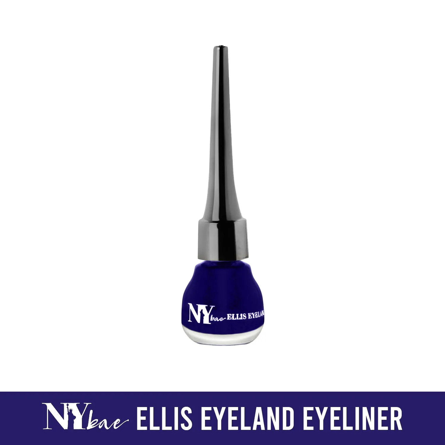 NY Bae Ellis Eyeland| Liquid eyeliner| Glossy | Waterproof - Blue Lagoon (6 ml)
