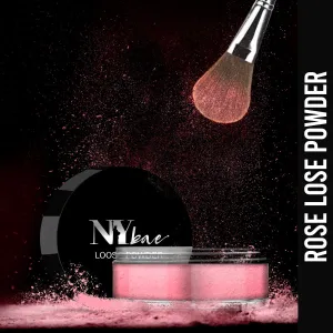 NY Bae Rose Loose Powder (5.8 g) | Matte Finish | Enriched with Rose Oil | Blurs Imperfections | Sets Makeup | Long Wearing