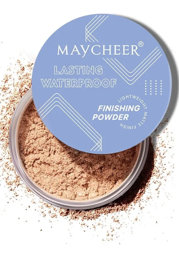 Oil-Control Setting Powder - Waterproof, Sweatproof & Pore-Blurring Matte Finish (02#, 7g)