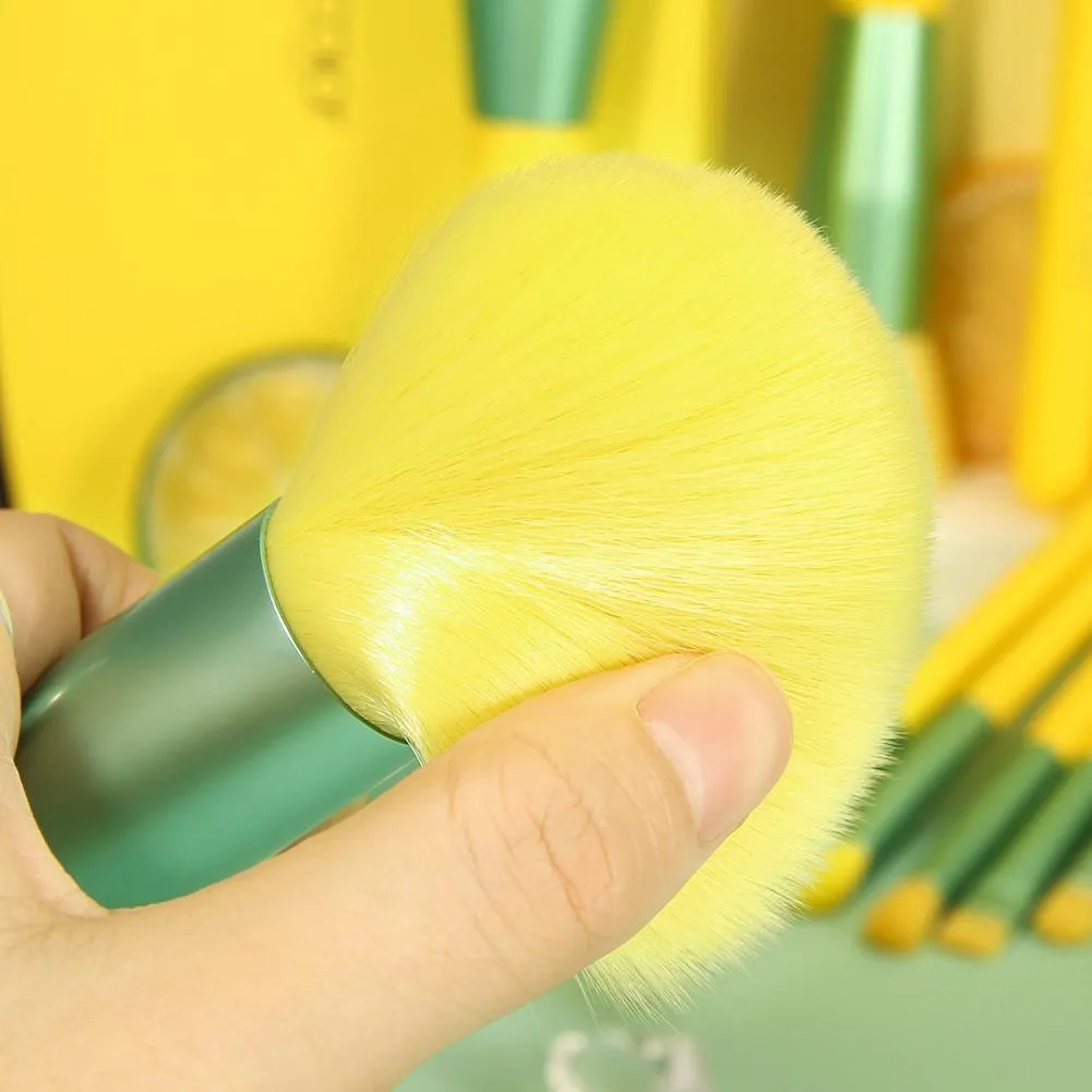 (Only ship to EU)Lemon 13 Piece Makeup Brush Set