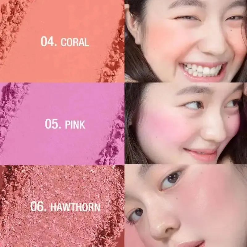 O.TWO.O 6 Colors Pigment Blush