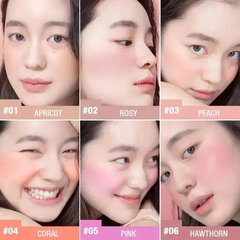 O.TWO.O 6 Colors Pigment Blush