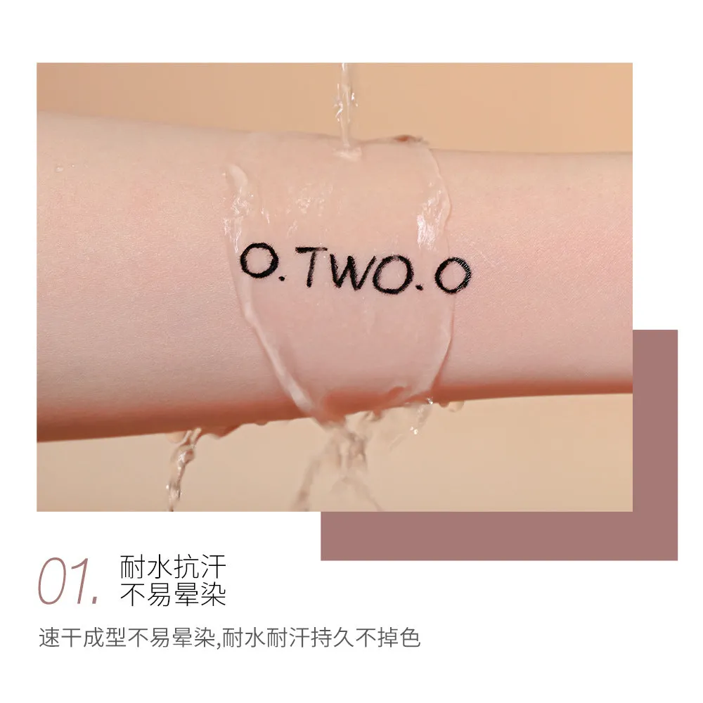 O.TWO.OCross-Border Hot Rose Gold Beginner Liquid Eyeliner Waterproof Quick-Drying Non-Dizzy Makeup EyelinerN9084