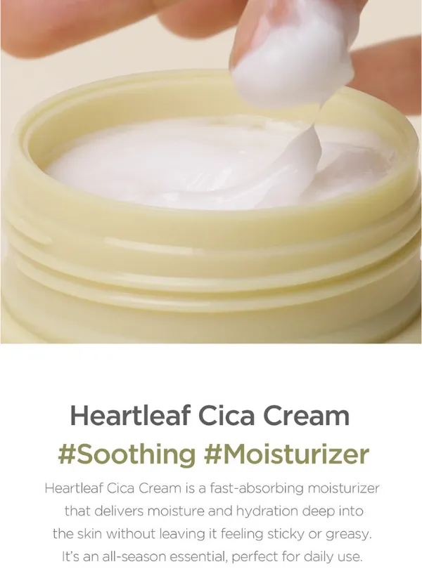 Our Vegan Heartleaf Cica Cream