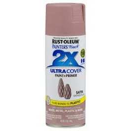 Painter's Touch 2X Spray Paint, Satin Vintage Blush, 12-oz.