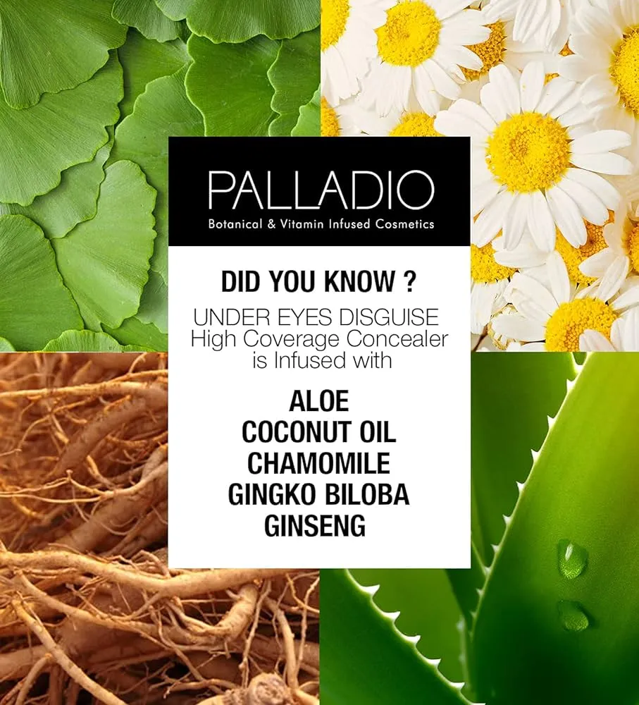 Palladio full coverage concealer with aloe & chamomille