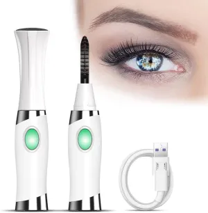 PEIPAI Heated Eyelash Curler, USB Rechargeable Electric Lash Curler with Comb for Makeup Natural Curling Eye Lashes and Long-Lasting Curl Eye Beauty Makeup Tools, Mother'S Day Gifts