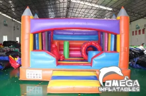 Pencil Themed Bouncy Castle Commercial Grade Bounce House