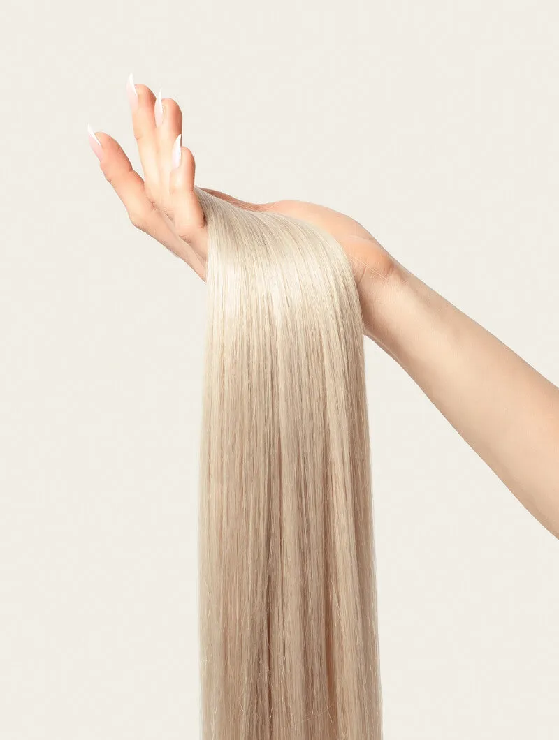 Platinum Blonde, 24" Classic Clip-In Hair Extensions, #300P | 280g