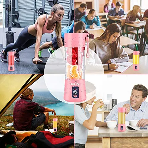 Portable Blender, Smoothies Personal Blender Mini Shakes Juicer Cup USB Rechargeable