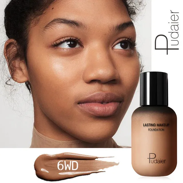 Pudaier 40ml Matte Makeup Foundation Cream for Face Professional Concealing Make up Tonal Base high coverage Liquid long-lasting