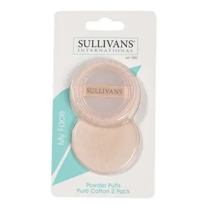 Pure Cotton Powder Puffs 2pk - Sullivans
