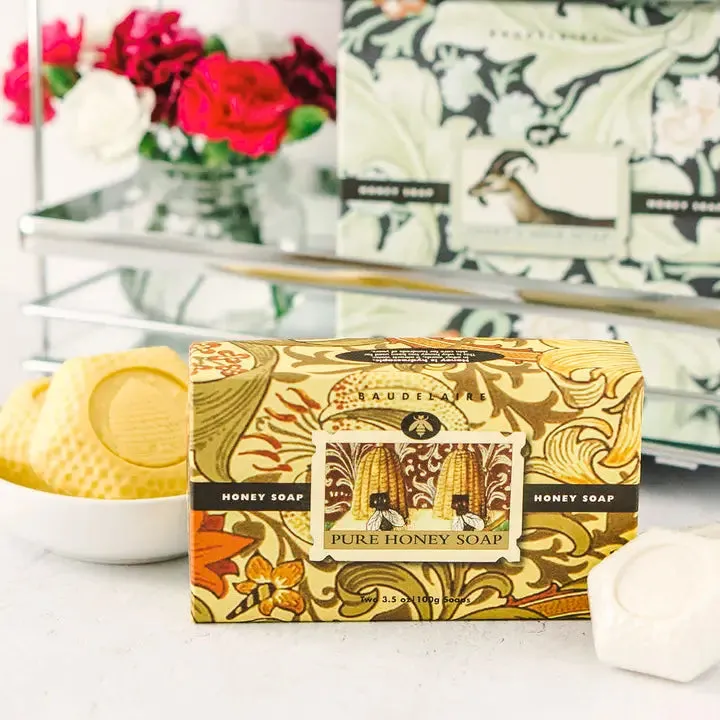 Pure Honey Soap - 2 3.5oz Bar Gift Box