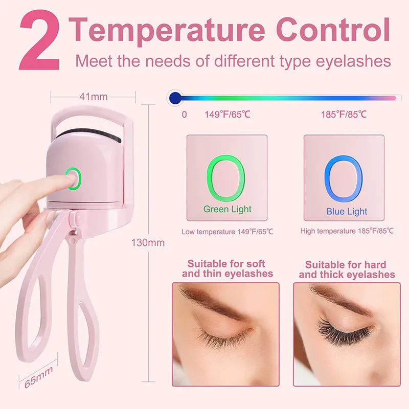 Rechargeable Electric Eyelash Curler,Handheld Eyelash Heat