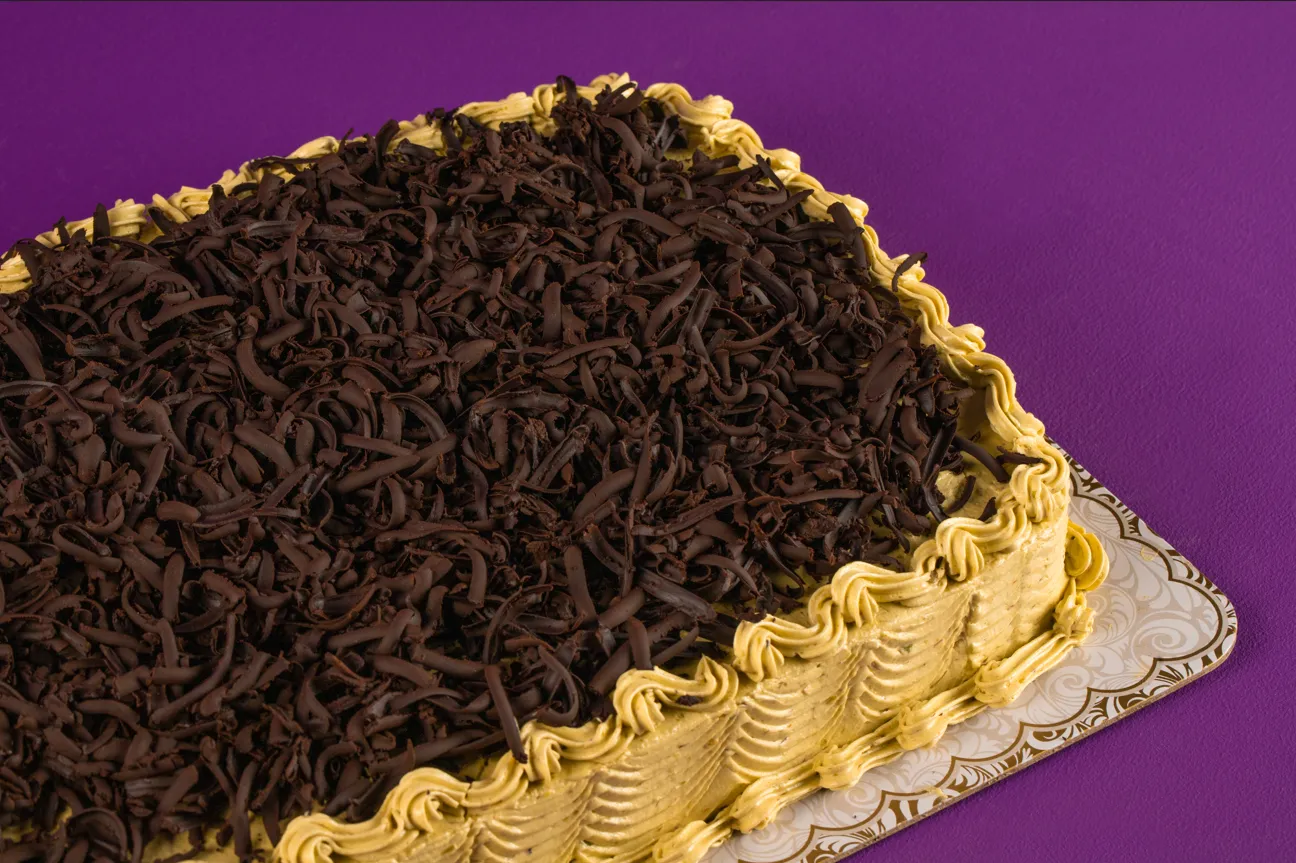 Rectangular Chocolate Avocado Cake
