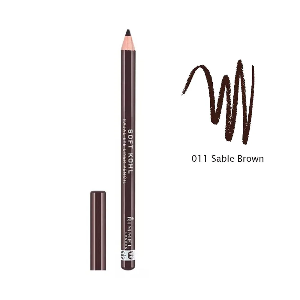 Rimmel London Soft Kohl Kajal Eyeliner Pencil 011 Sable Brown